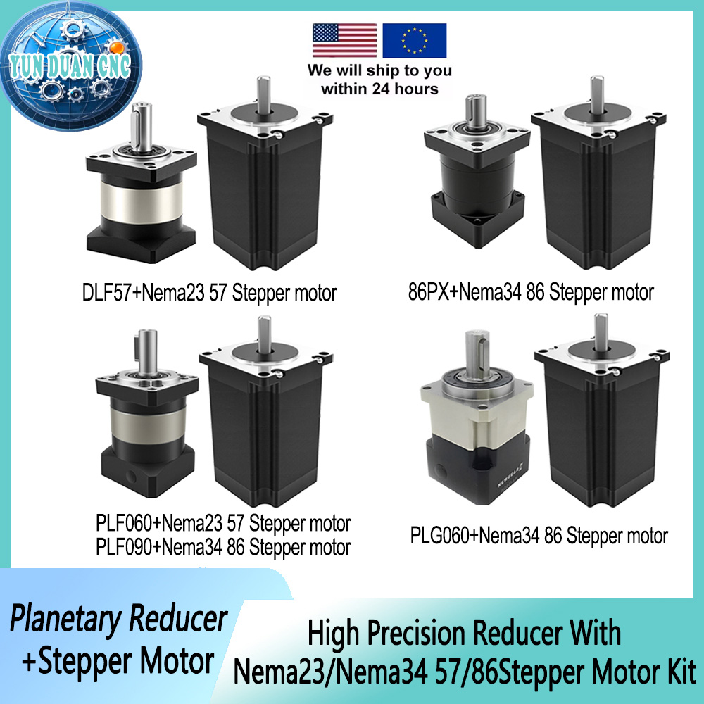 Planetary Gearbox Reducer Nema 23 34 - Planetaire Reducer 57/86mm Stappenmotor Kits Nema23/34