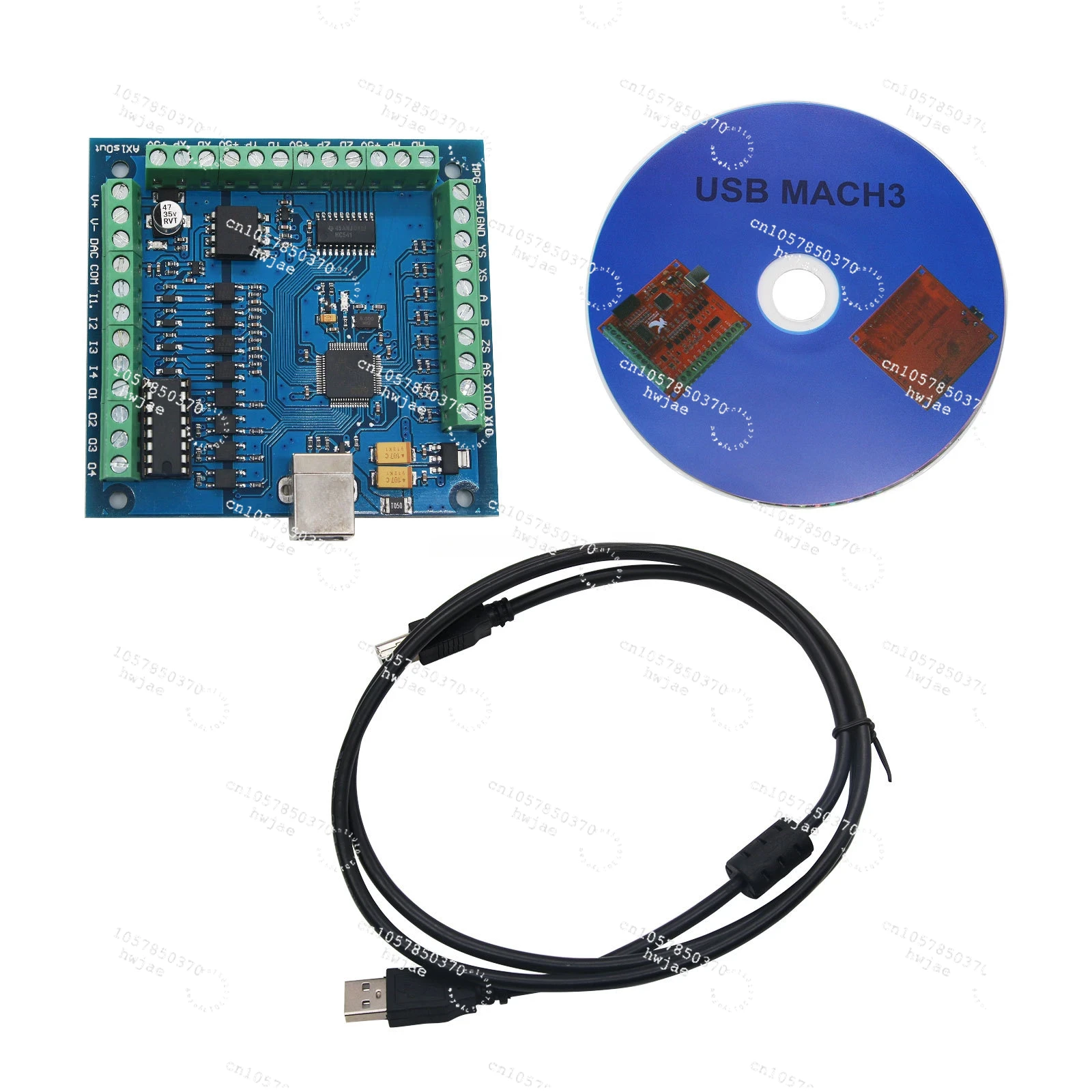 Mach3 Usb Cnc Controller 4 Axis 100Khz - MACH3 4-assige USB CNC-controllerkaart Smooth Stepper